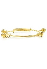 handsome gold adjustable kids bangles